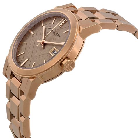 Burberry The City Rose Dial Rose Gold.